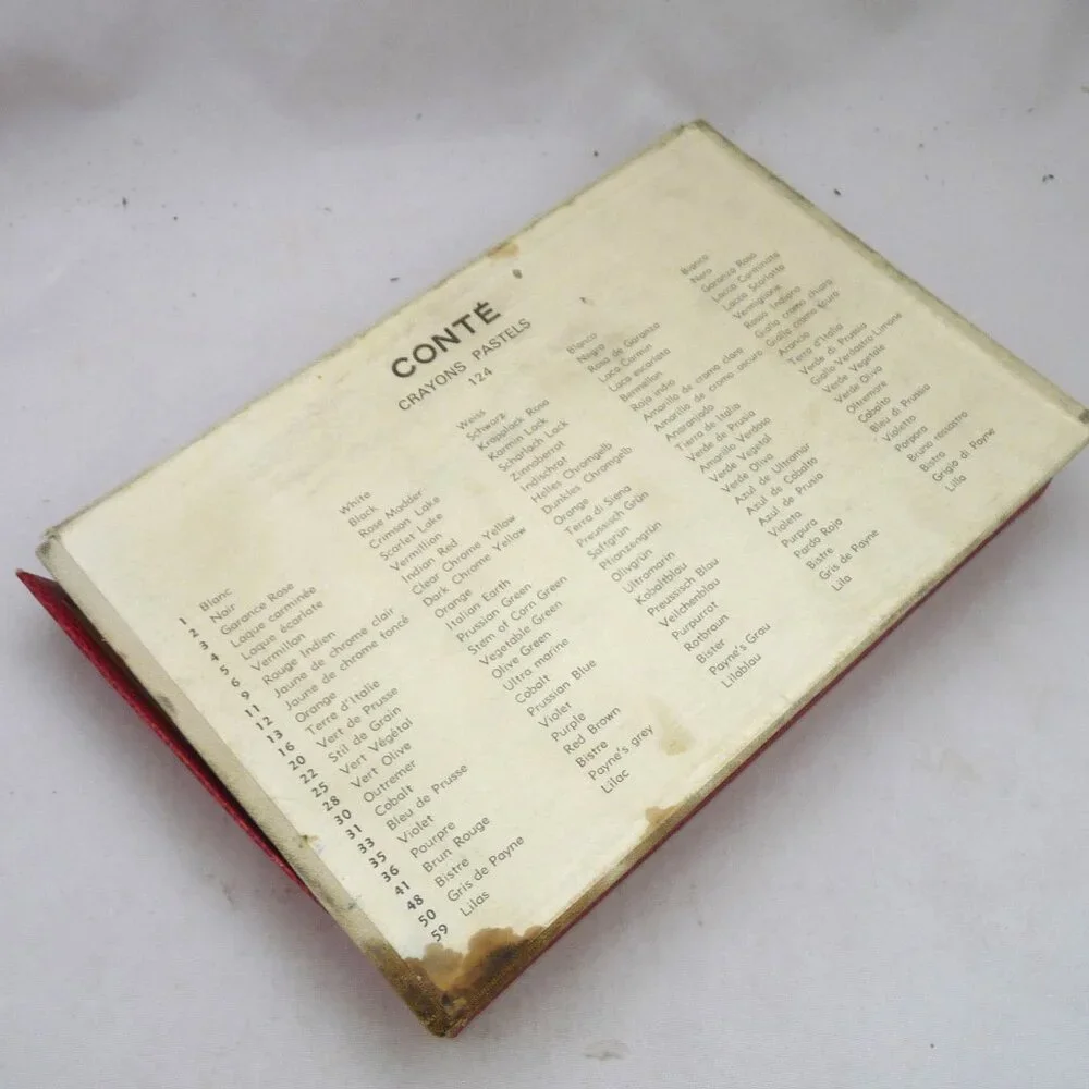 Vintage Conte Pastel pencils art set NO 124 France - Picture 3 of 3